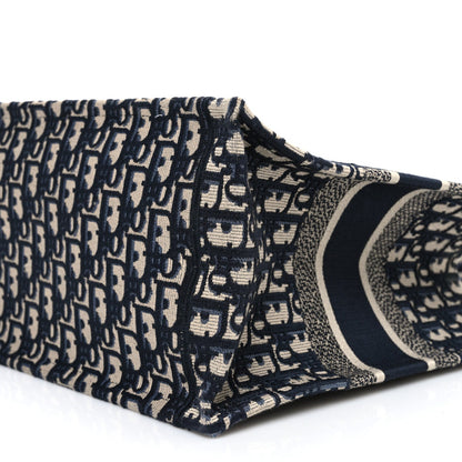 Oblique Medium Book Tote Blue Multicolor