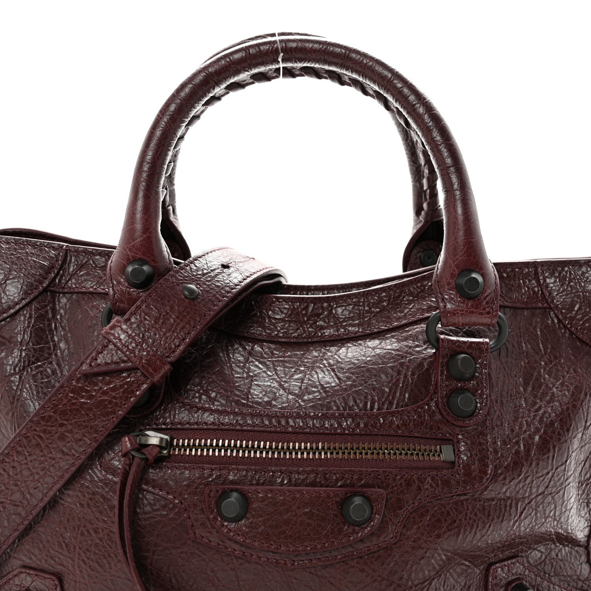 Agneau Arena Storico Classic Hardware Small Le City Dark Burgundy