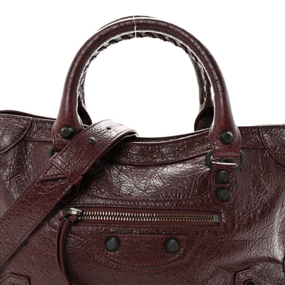 Agneau Arena Storico Classic Hardware Small Le City Dark Burgundy