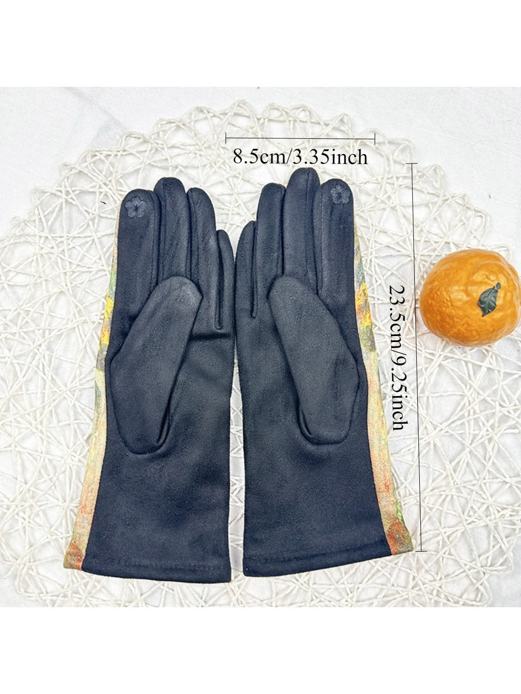 Gloving - Winter Touchscreen Gloves with Oil Painting Print