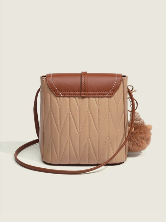 Cosbai - Simple Color-Block Crossbody Bag – Playful &amp; Practical
