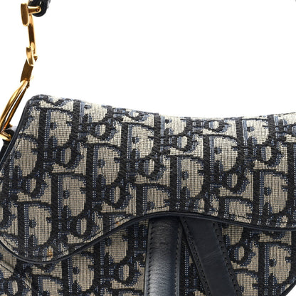 Oblique Mini Saddle Bag Blue