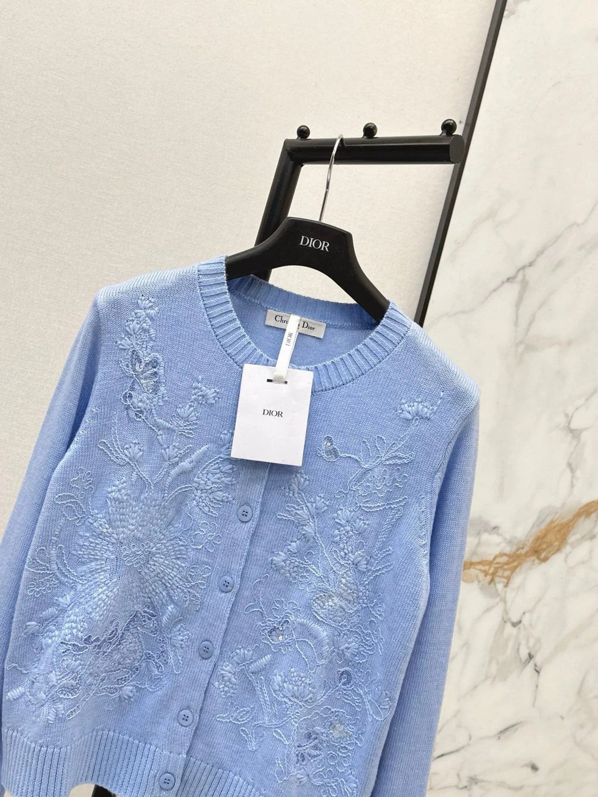 DIOR 25S ROUND-NECK CARDIGAN 540