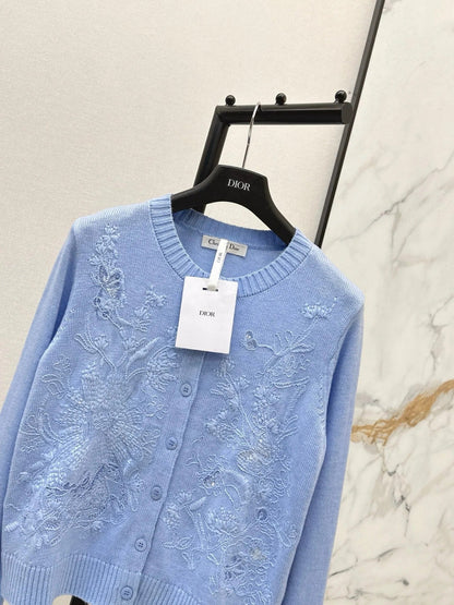 DIOR 25S ROUND-NECK CARDIGAN 540