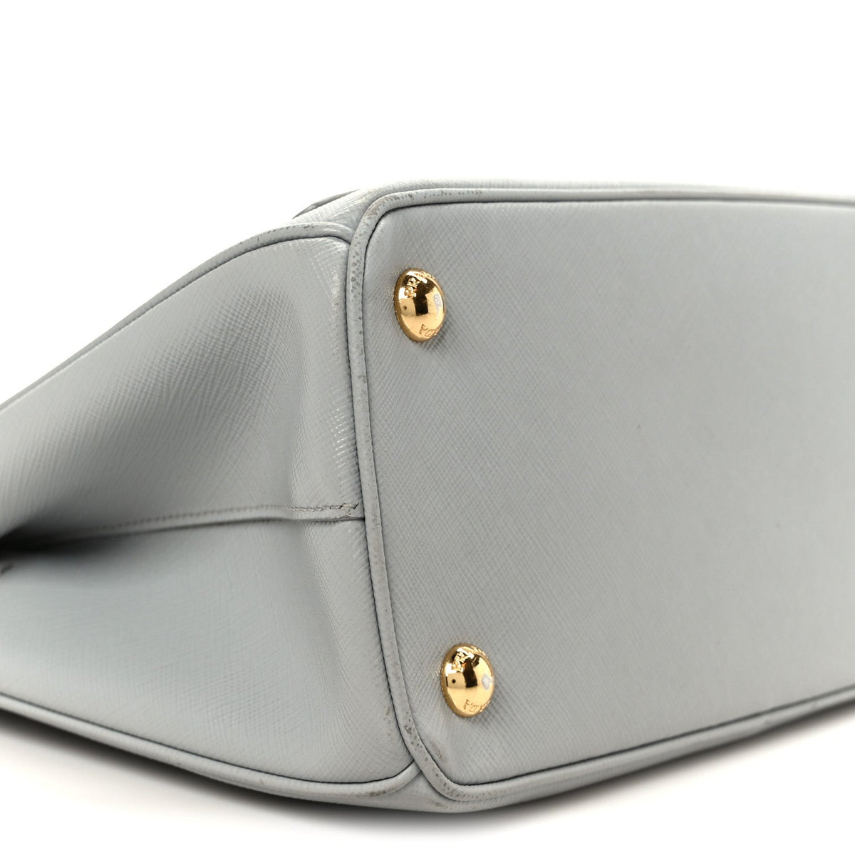 Saffiano Lux Small Galleria Double Zip Tote Granito