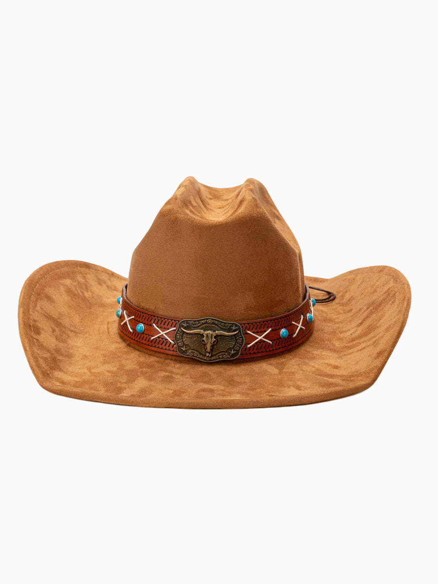 Marcella Suede Western Cowboy Hat
