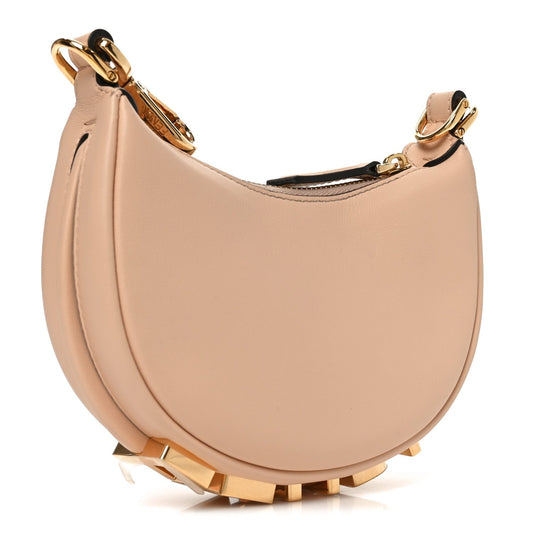 Vitello Grace Matte Nano Fendigraphy Hobo Charm Light Rose