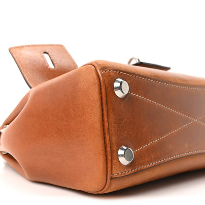 Vegetable Tanned Lambskin Mini Bel Air Carry All Bag Tan Cowboy