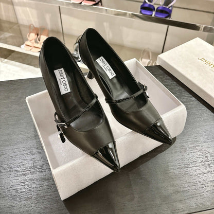 Jimmy Choo Aren Pump 65 Black Cowhide 597665