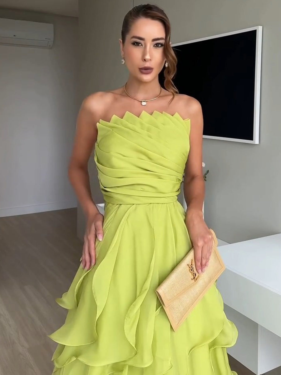 Zoey Strapless Maxi Dress