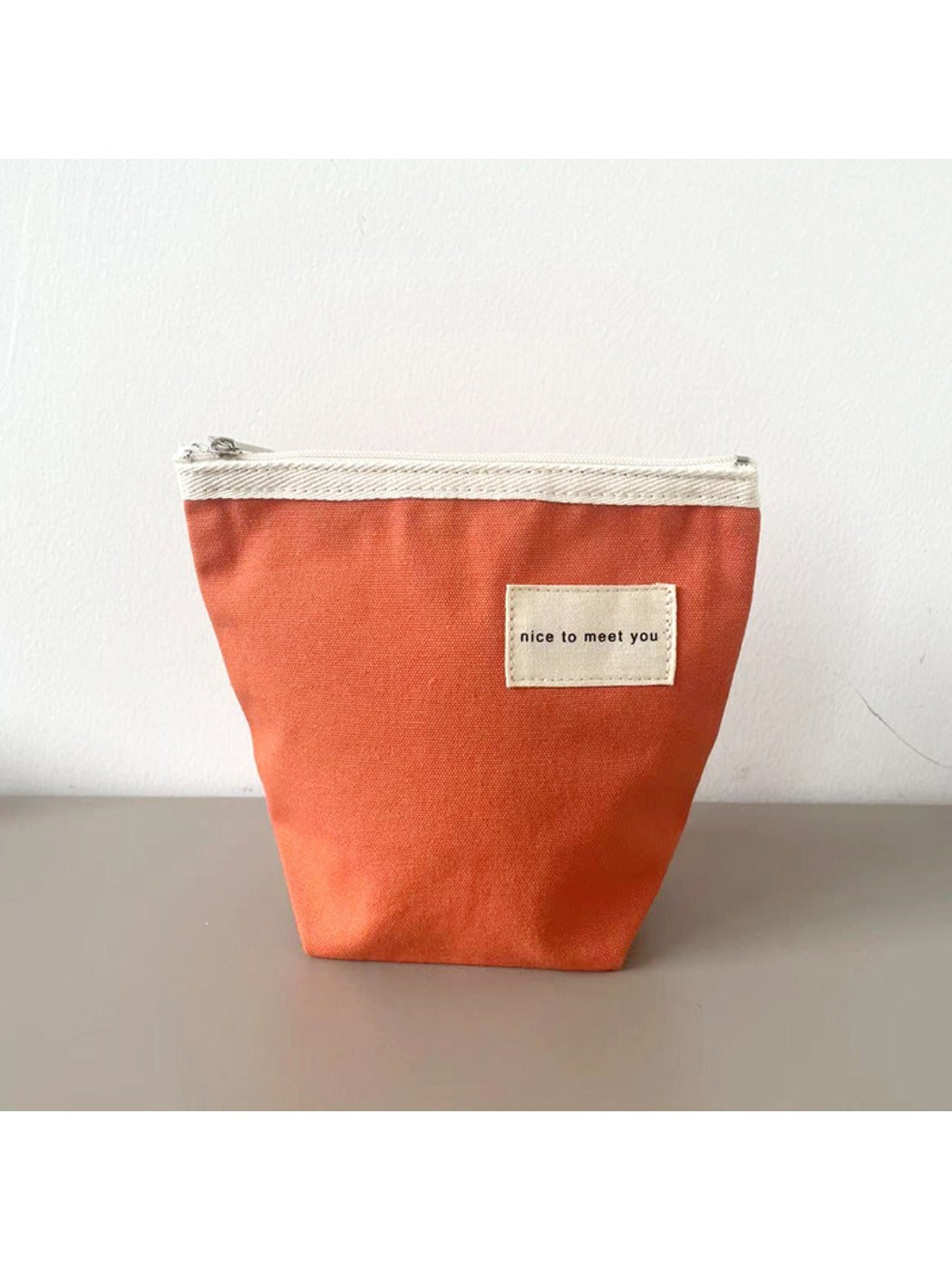 Cosbai - Minimalist Small Canvas Cardholder Pouch &amp; Coin Purse