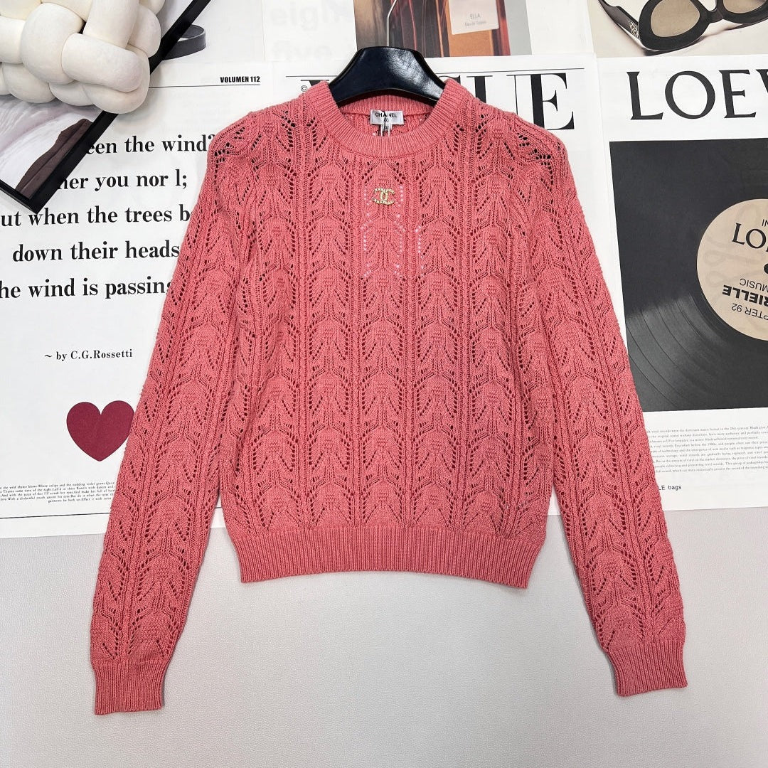 CHANEL 25S LONG-SLEEVE SWEATER 442