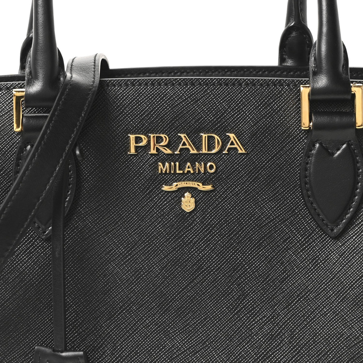 Saffiano Soft Calfskin Tote Black
