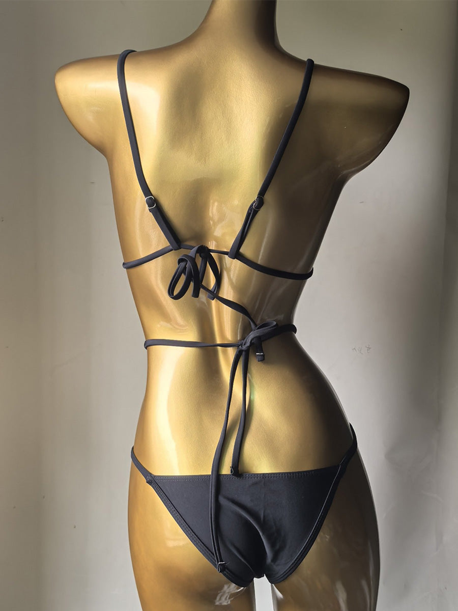 Anabella Rhinestone-Embellished Bikini