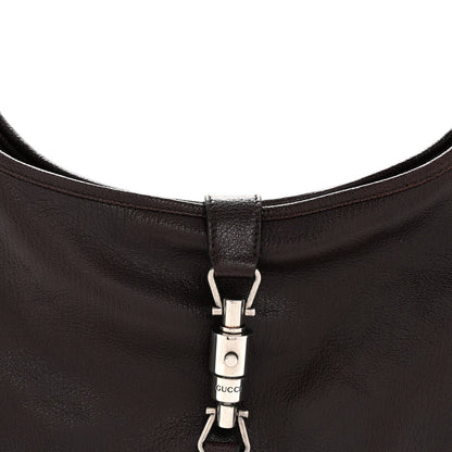 Goatskin Medium Jackie 1961 Hobo Dark Brown
