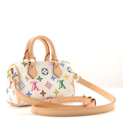 LV X TM Monogram Multicolor Nano Speedy White