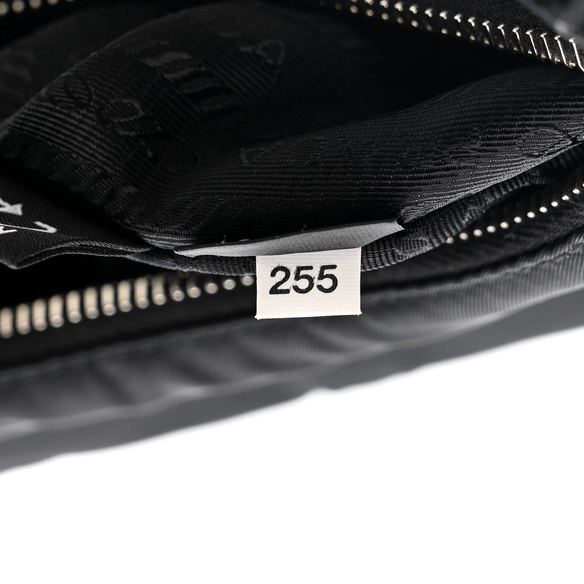 Tessuto Nylon Saffiano Mini Re-Edition 2005 Bag Black
