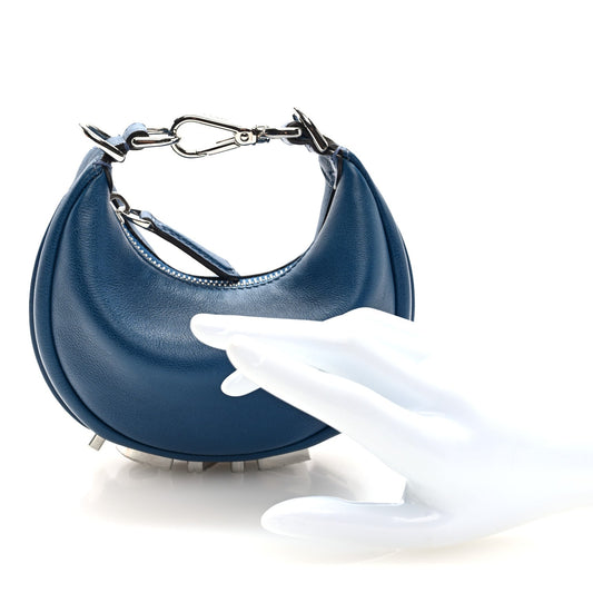 Vitello Grace Matte Nano Fendigraphy Hobo Charm Mirto