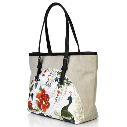 Embroidered Shoulder Bag Flower Embroidery Bags