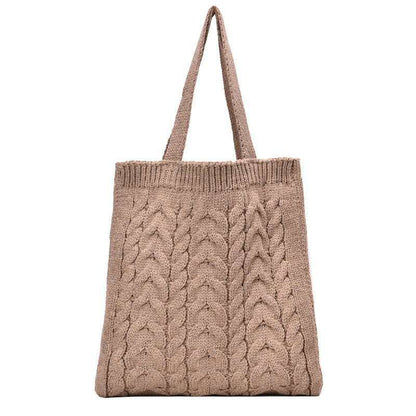 Crochet Tote Bag Twist Woven Bag