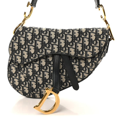 Oblique Saddle Bag Blue