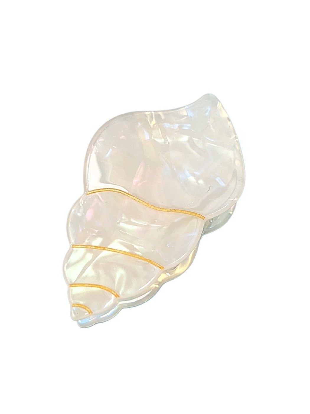 Clio - Acrylic Conch-Shaped Hair Clips - Sweet &amp; Cute
