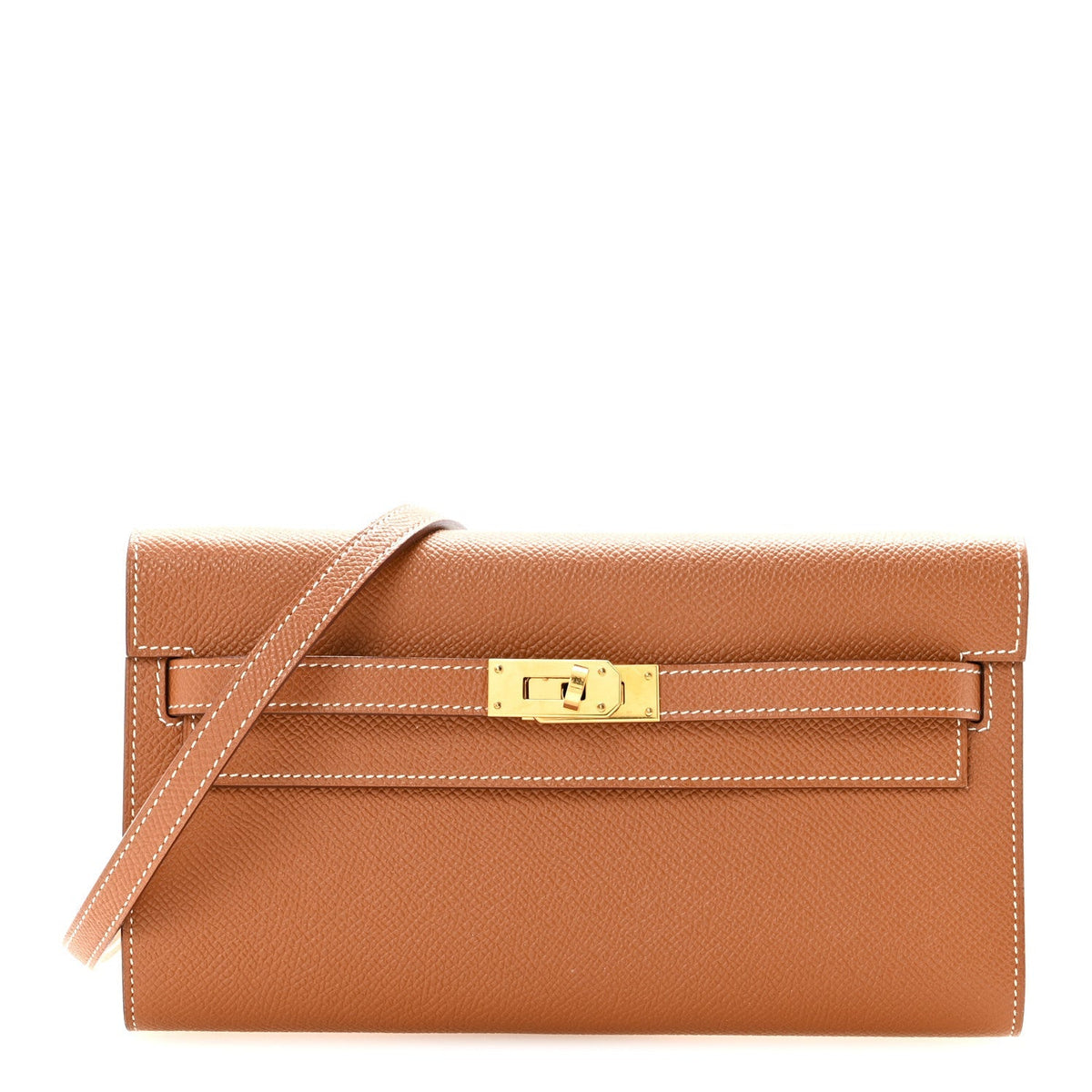 Epsom Kelly Wallet To Go Gold