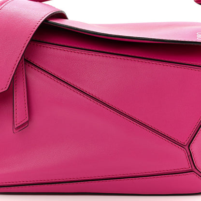 Calfskin Small Puzzle Bag Fuchsia