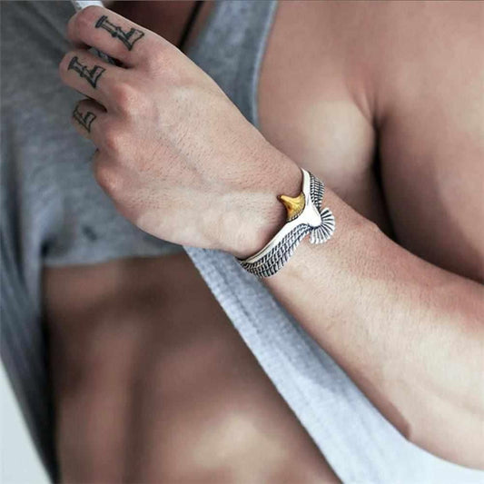 North Royal Copper Eagle Cuff Bracelet