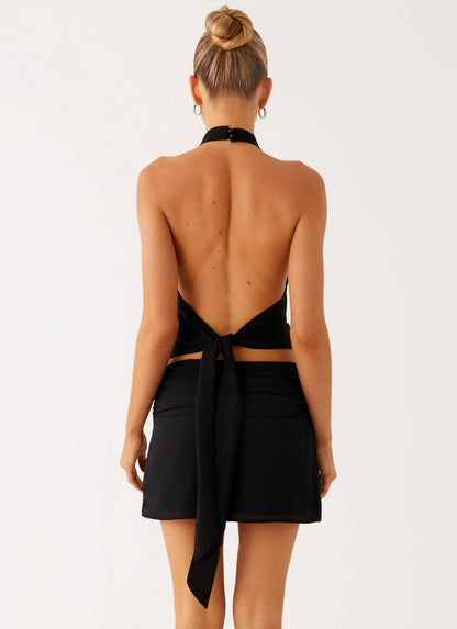 Elice Mini Skirt - Black