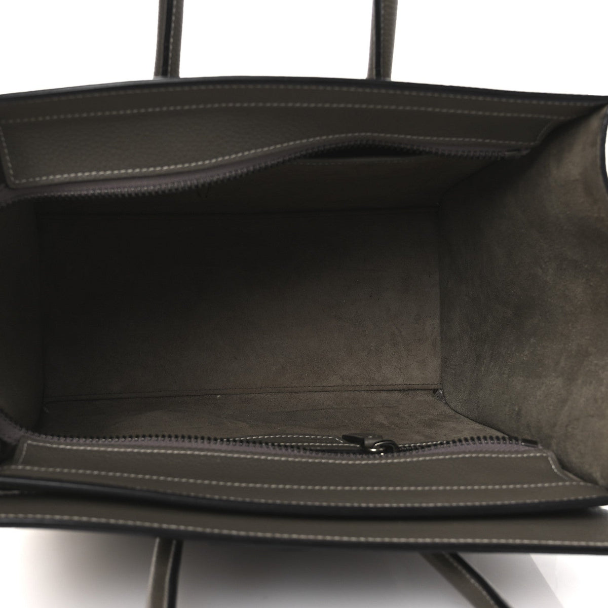 Drummed Calfskin Micro Luggage Souris