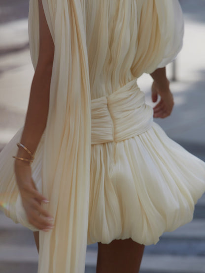 Genesis Mini Dress In White