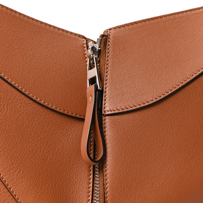 Calfskin Small Hammock Shoulder Bag Tan