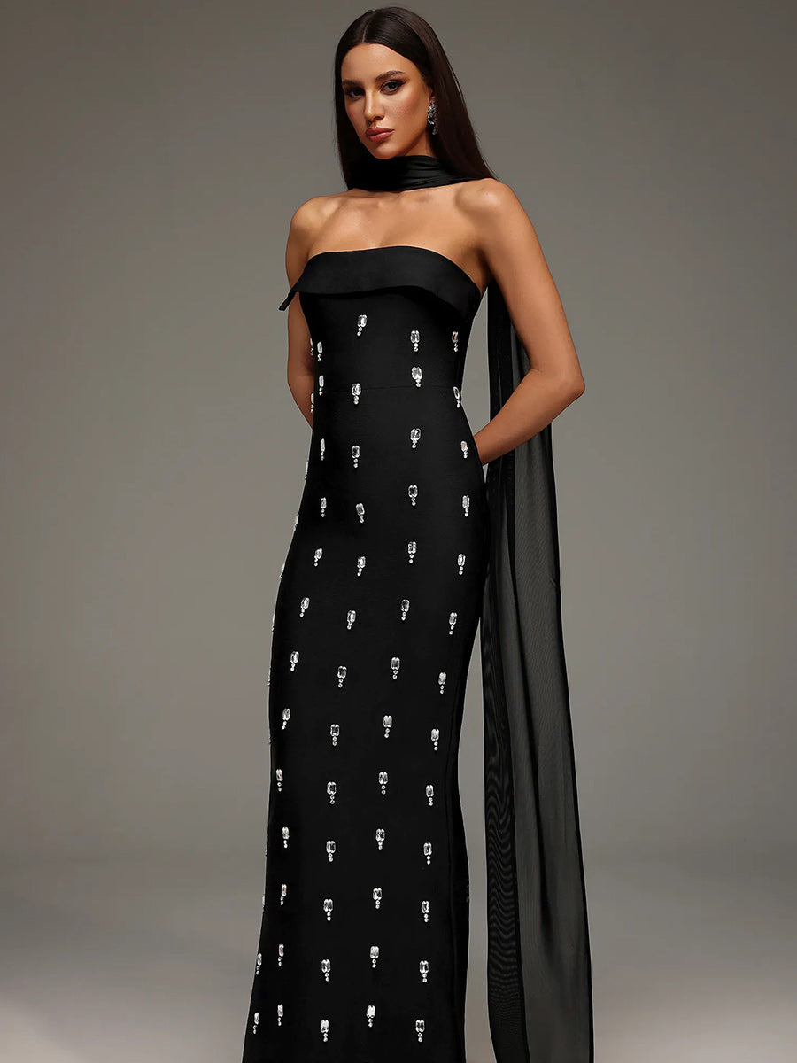 Giselle Maxi Dress In Black
