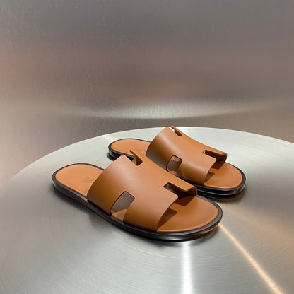 HM IZMIR SANDAL BROWN COWHIDE