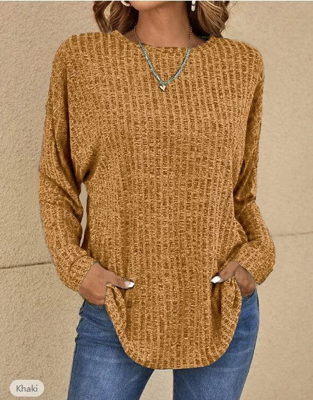 Casual Long-Sleeved Sweater