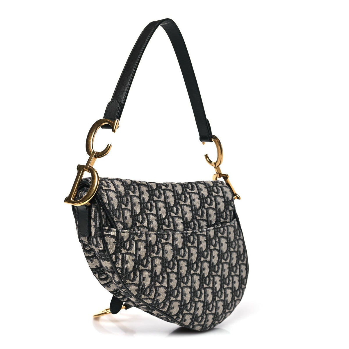 Oblique Saddle Bag Blue