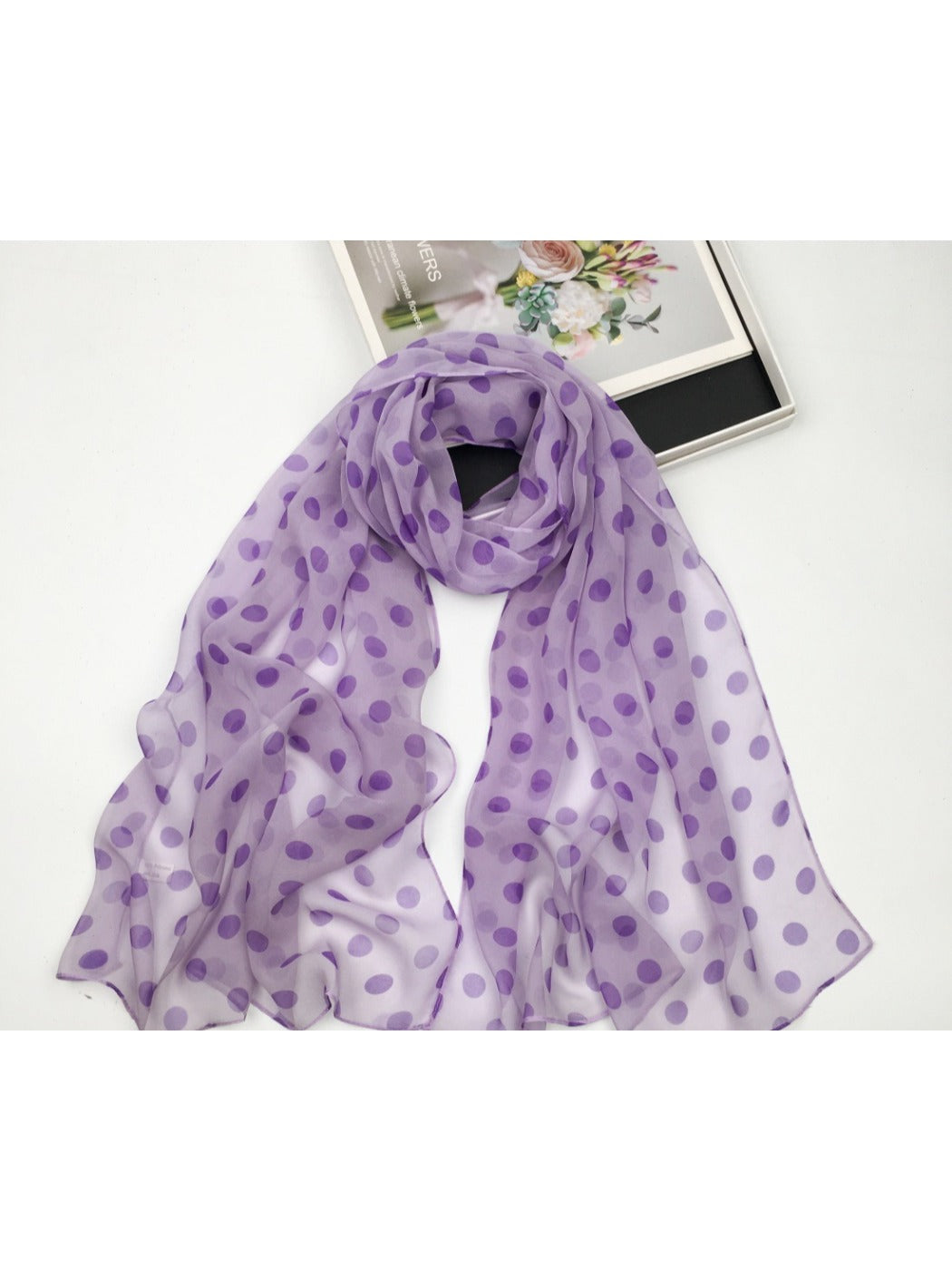 Scarvii - Polka Dot Scarf -  Classic &amp; Versatile