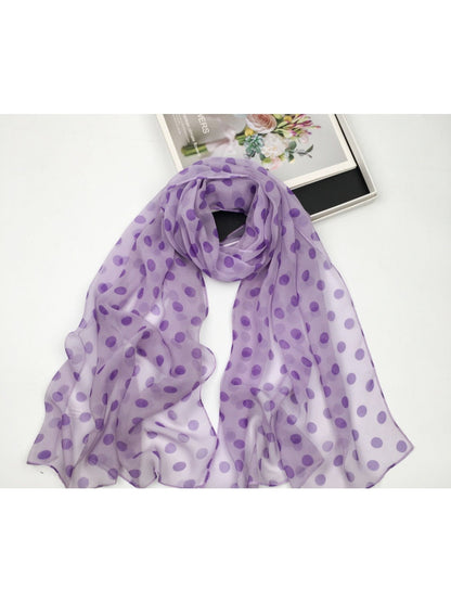 Scarvii - Polka Dot Scarf -  Classic &amp; Versatile