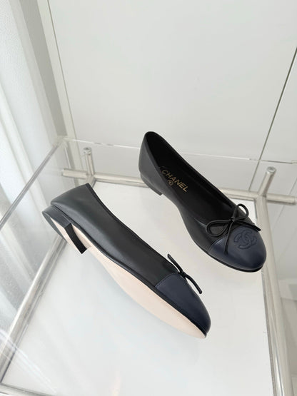 ballet flats black lambskin 566817