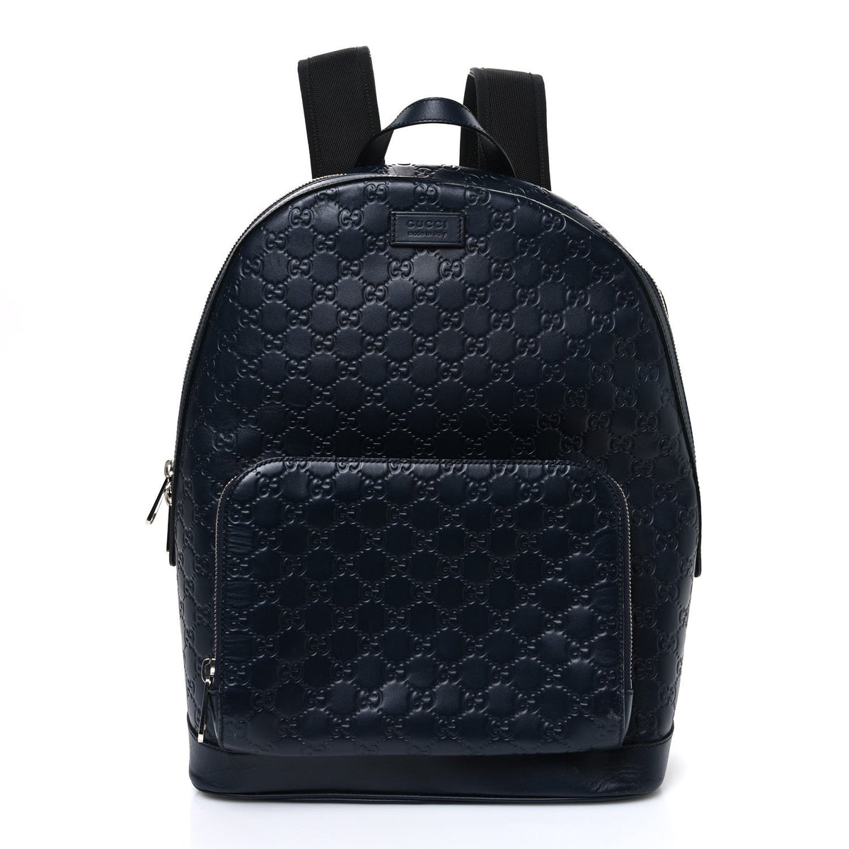 Guccissima Signature Day Backpack Blue
