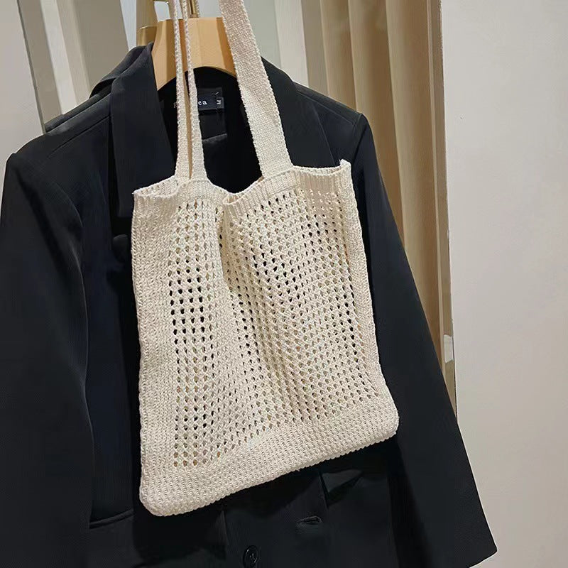 Crochet Tote Bag Tote Handbag Knit Bag