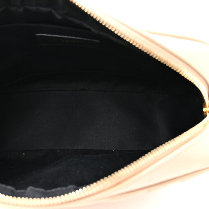 Calfskin Matelasse Monogram Lou Camera Bag Dark Beige