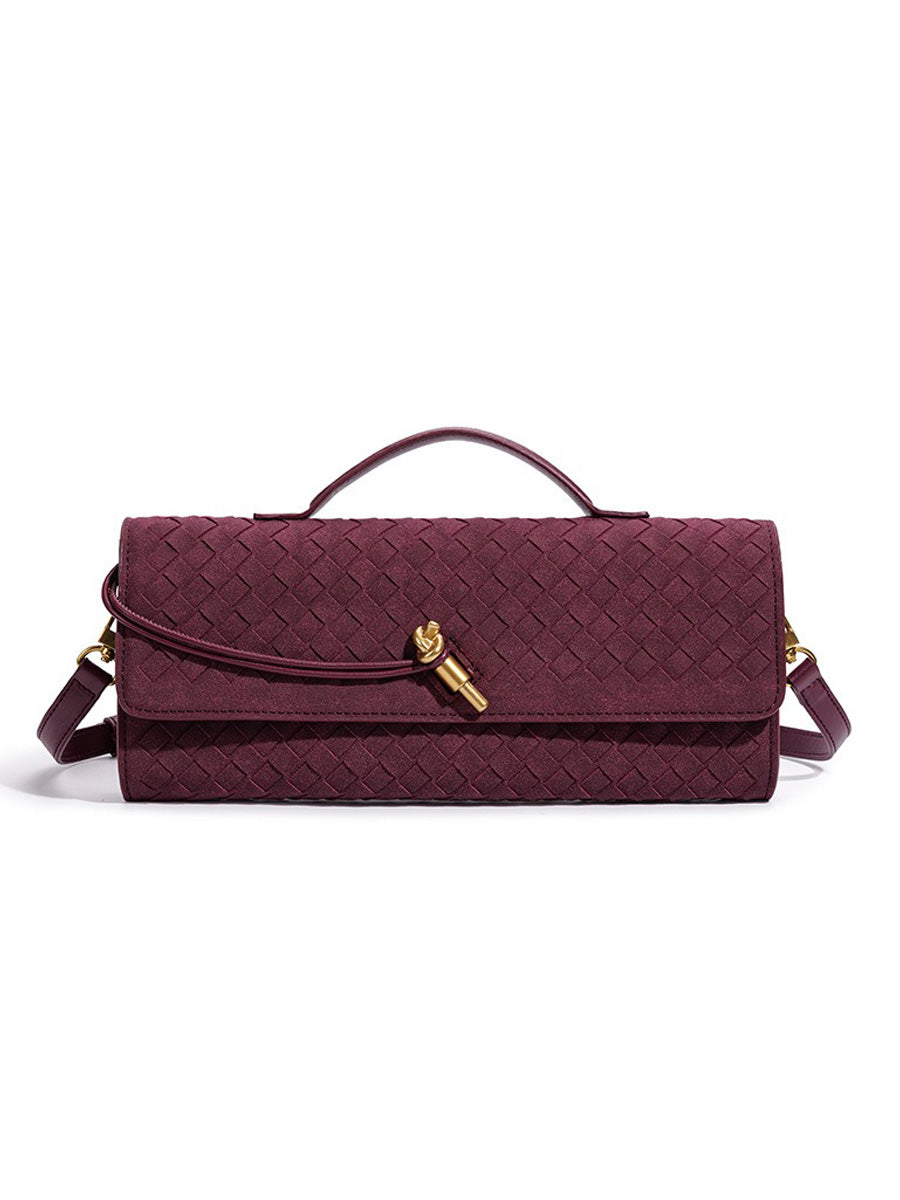Aurora Hand-Woven Matte Cowhide Bag