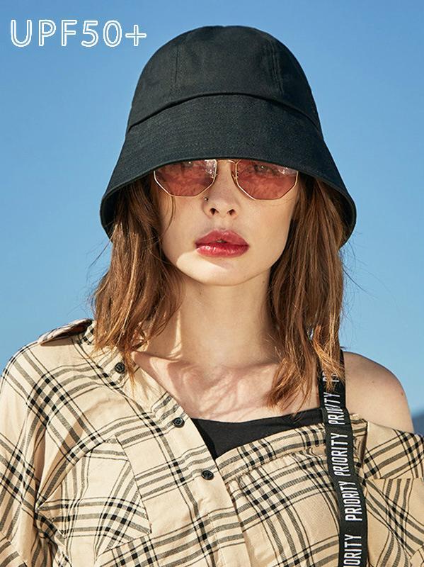 Fisherman'S Hat Women'S Summer Tide Big Edge Bucket Outdoor Shade Sunshade Hat