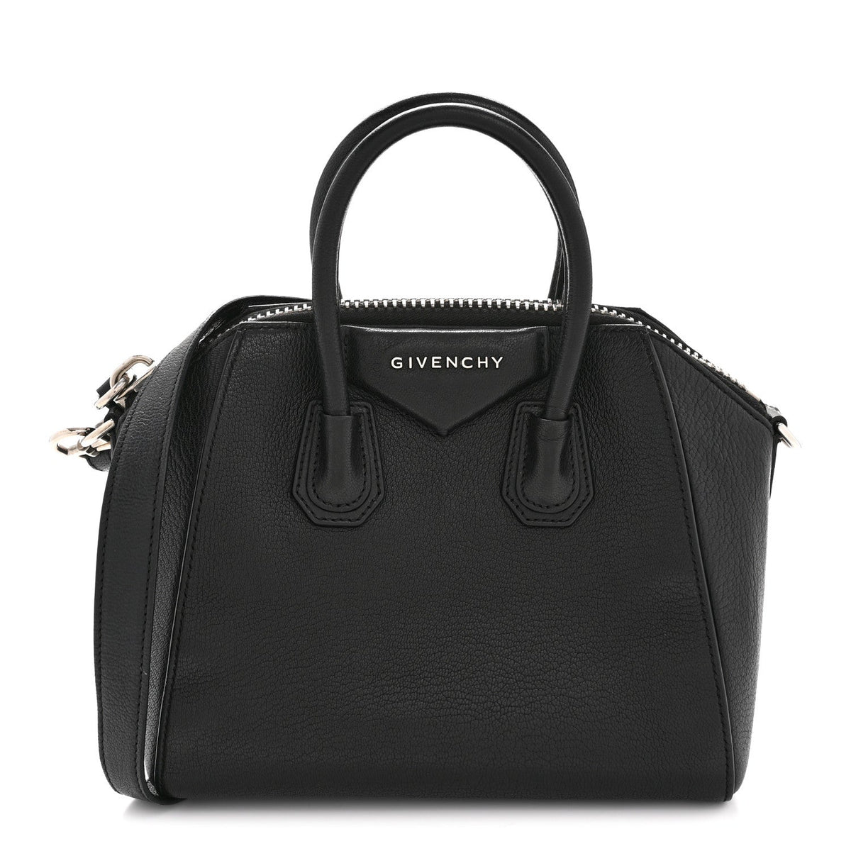 Sugar Goatskin Mini Antigona Black