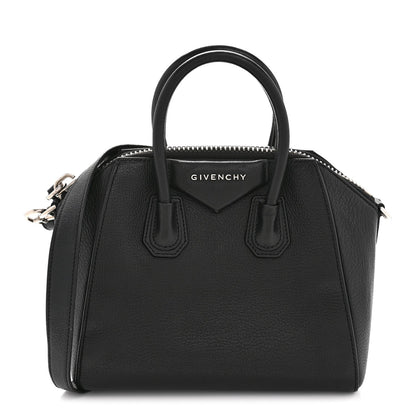 Sugar Goatskin Mini Antigona Black