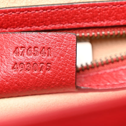 GG Supreme Monogram Small Queen Margaret Top Handle Bag Red