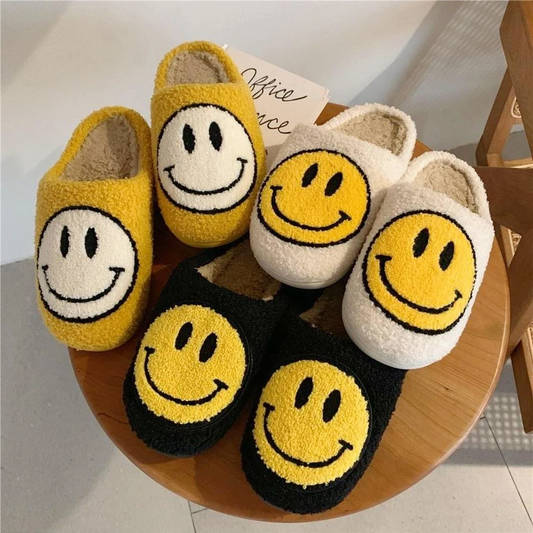 Saint Morris Fluffy Smiley Slippers