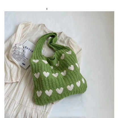 Crochet Tote Bag Small Fresh Simple Fashion Knitted Bag